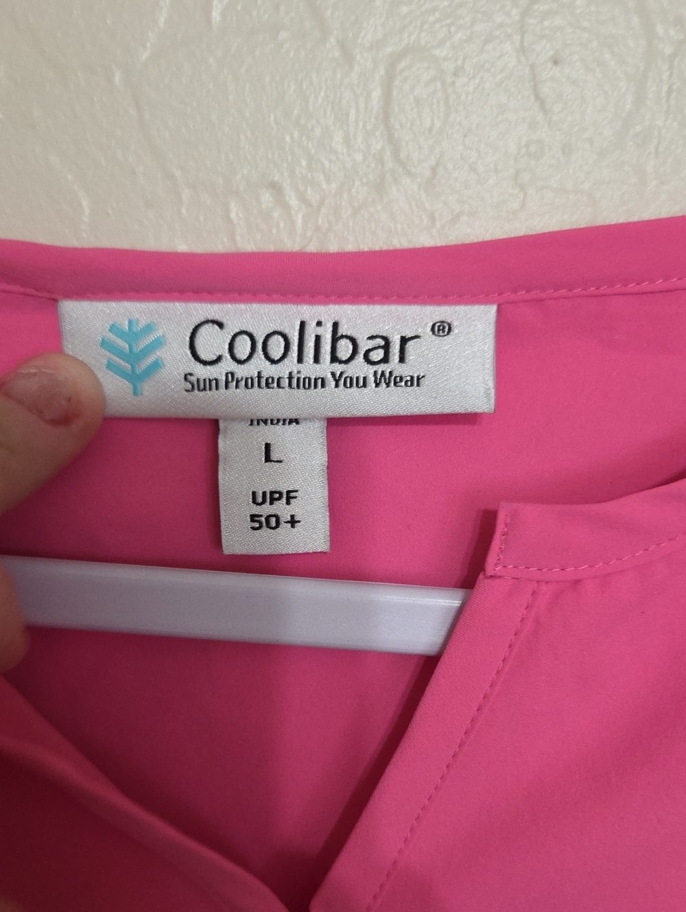 Coolibar Bubble Gum Pink Long Sleeve Sun Top - Picture 3 of 13